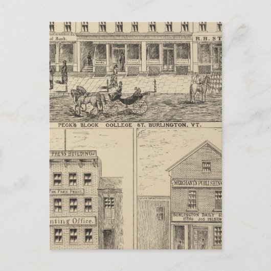 Peck's Block Briefkaart (Voorkant)