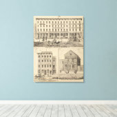 Peck's Block Canvas Afdruk (Insitu (Houten vloer))