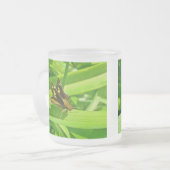 Peck's Skipper Butterfly Matglas Koffiemok (Voorkant links)