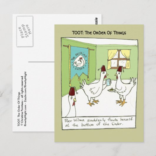 Peckvolgorde Briefkaart (Voorkant / Achterkant)