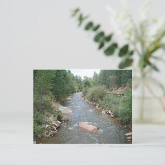 Pecos River, Santa Fe National Forest, New Mexico Briefkaart (Staand voorkant)