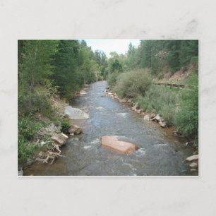 Pecos River, Santa Fe National Forest, New Mexico Briefkaart
