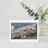 Pecos, TexasLarge Letter ScenesPecos, TX Briefkaart (Staand voorkant)