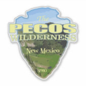 Pecos WA (pijlpunt) Sticker (Voorkant)