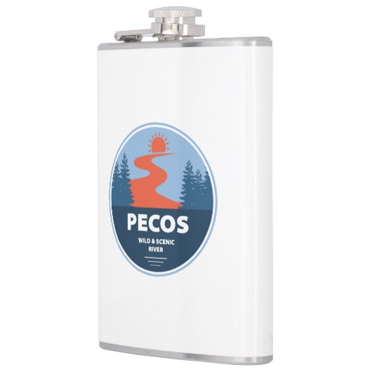 Pecos Wild en de Schilderachtig rivier New Mexico Heupfles (Links)