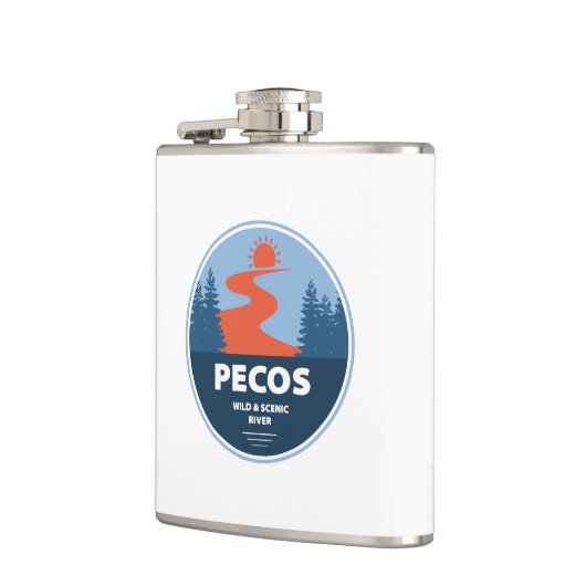 Pecos Wild en de Schilderachtig rivier New Mexico Heupfles (Links)