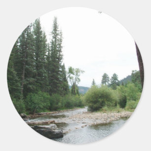 Pecos Wilderness, New Mexico Ronde Sticker