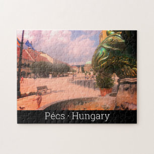 Pecs-stad - Hongarije Legpuzzel