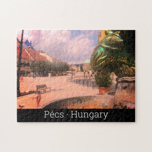 Pecs-stad - Hongarije Legpuzzel (Horizontaal)