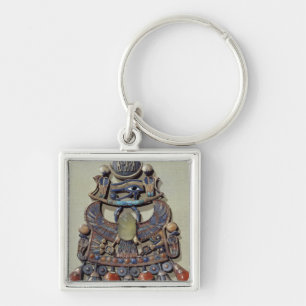 Pectoraal met vogelsjab sleutelhanger