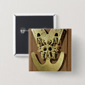 Pectoral, Quimbaya Vierkante Button 5,1 Cm (Voorkant /achterkant)