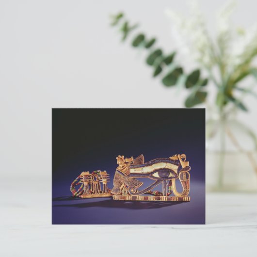 pectoris voor djed-pijlers en wjetogen briefkaart (Staand voorkant)