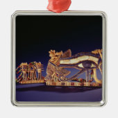 pectoris voor djed-pijlers en wjetogen metalen ornament (Voorkant)