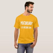 PECULIAR 1e PETER 2:9 Christelijke T-shirts (Voorkant volledig)