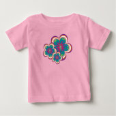 Peculiar Blooms Baby T-shirt (Voorkant)