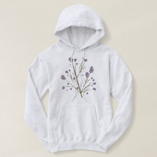 Peculiar Blooms Pullover Hoodie (Design voorkant)