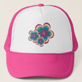 Peculiar Blooms Trucker Hat (12 kleuren) Trucker Pet (Voorkant)