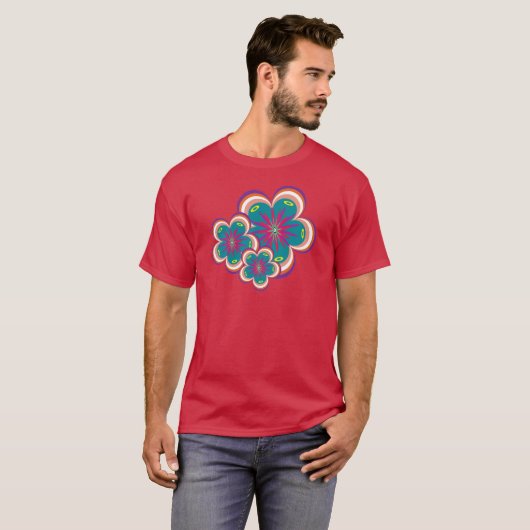 Peculiar Blooms Unisex T-Shirt (Voorkant volledig)