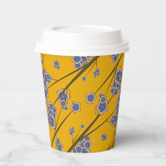 Peculiar Branches 8oz. Papieren Bekers (Links)