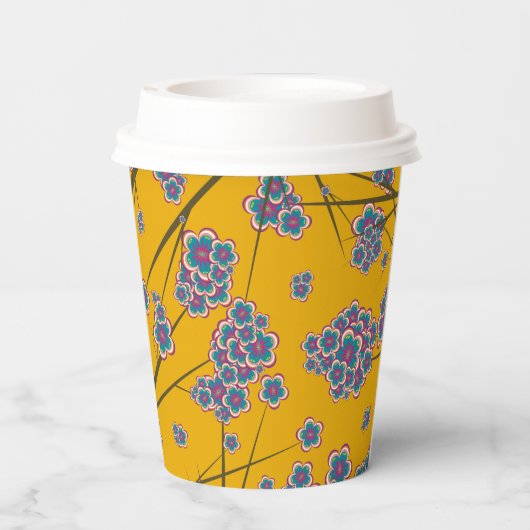 Peculiar Branches 8oz. Papieren Bekers (Achterkant)