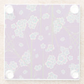 Peculiar Branches Amethist Glass Onderzetter Glazen Onderzetter (Achterkant)