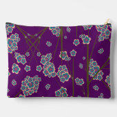 Peculiar Branches Amethist Grote Pouch Etui (Achterkant)