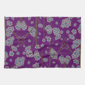 Peculiar Branches Amethist Keukenhanddoek (Horizontaal)