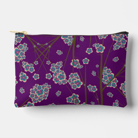 Peculiar Branches Amethist Kleine Pouch Etui (Voorkant)