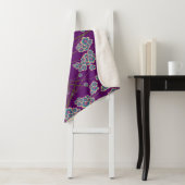 Peculiar Branches Amethist Sherpa Deken (In situ)