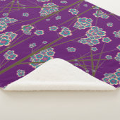 Peculiar Branches Amethist Sherpa Deken (3/4)