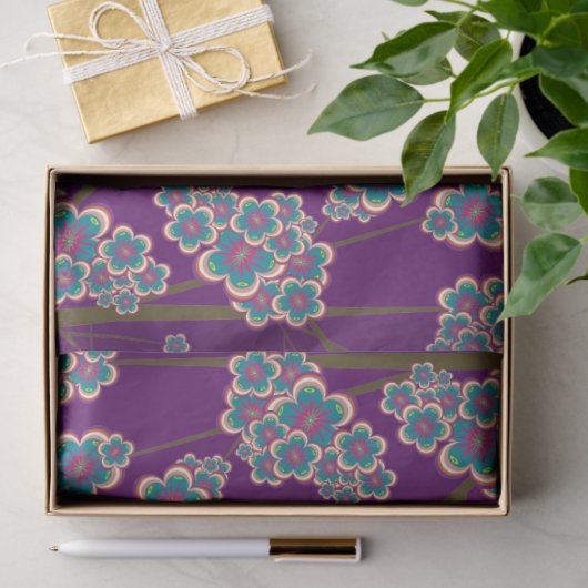 Peculiar Branches Amethist Tissue Paper Tissuepapier (Geschenk)