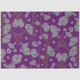 Peculiar Branches Amethist Tissue Paper Tissuepapier