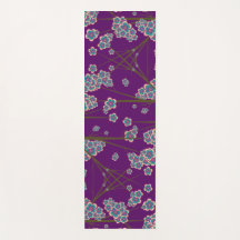 Peculiar Branches Amethist Yoga Mat