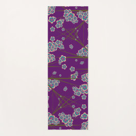 Peculiar Branches Amethist Yoga Mat