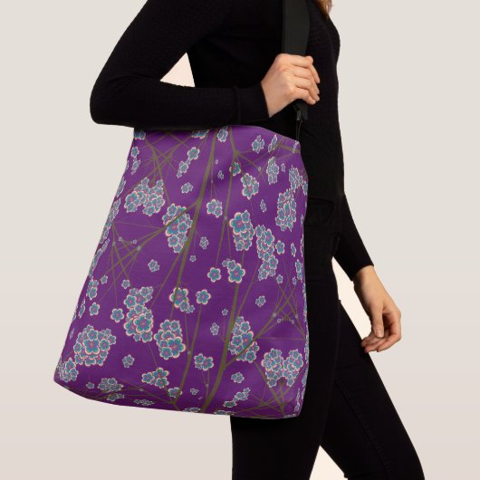 Peculiar Branches Amethyst Crossbody Bag (2 maten) Tas (Dichtbij)