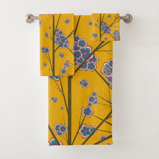 Peculiar Branches Bath Towel Set Bad Handdoek (Insitu)