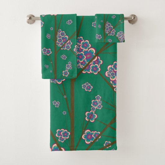 Peculiar Branches Bath Towel Set Bad Handdoek (Insitu)