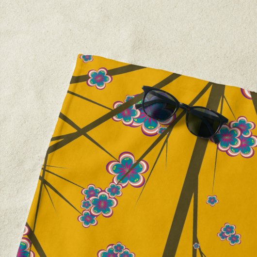 Peculiar Branches Beach Towel Strandlaken (In situ)