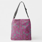 Peculiar Branches Boysenberry Crossbody Bag Tas (Achterkant)