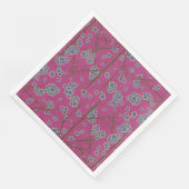 Peculiar Branches Boysenberry Paper Napkins Servet (Hoek)
