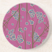 Peculiar Branches Boysenberry Sandstone Onderzette Zandsteen Onderzetter (Voorkant)