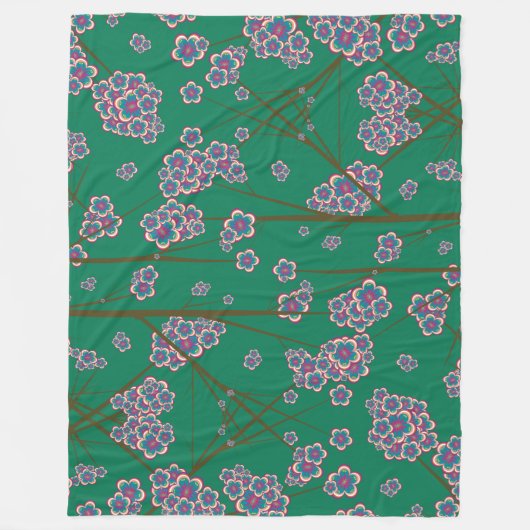 Peculiar Branches Fleece Blanket (Voorkant)