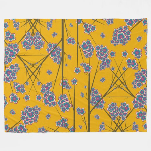 Peculiar Branches Fleece Blanket (Voorkant (Horizontaal))