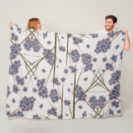Peculiar Branches Fleece Blanket