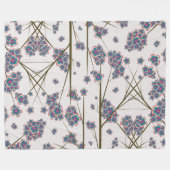 Peculiar Branches Fleece Blanket (Voorkant (Horizontaal))