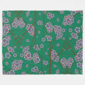 Peculiar Branches Fleece Blanket Deken (Voorkant (Horizontaal))
