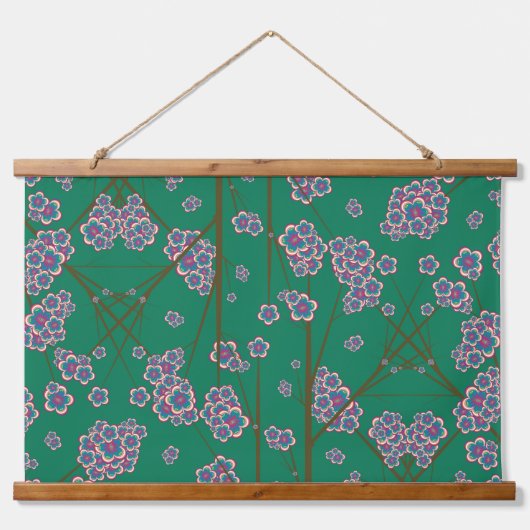 Peculiar Branches Hood Topped Tapestry Hangend Wandkleed (Voorkant)