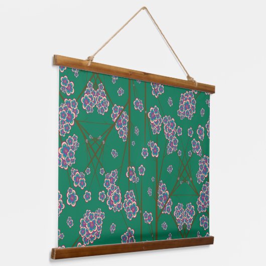 Peculiar Branches Hood Topped Tapestry Hangend Wandkleed (Gebogen)