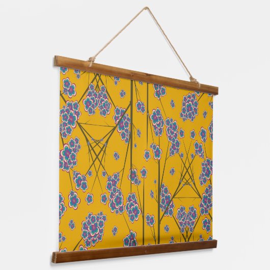 Peculiar Branches Hood Topped Tapestry Hangend Wandkleed (Gebogen)