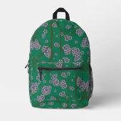 Peculiar Branches Jade All-Over-Print Rugzak (Voorkant)